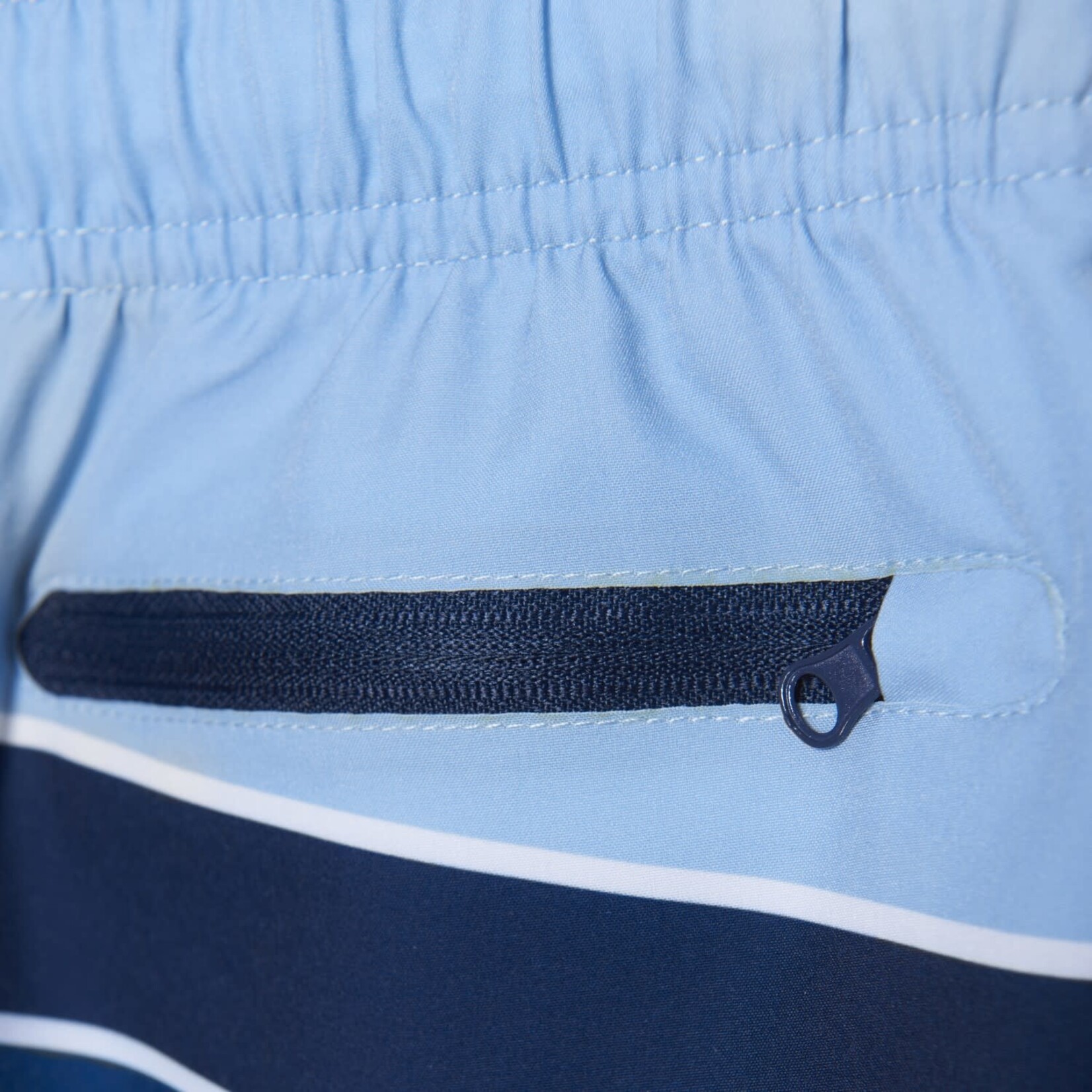 Color Kids COLOR KIDS - Light blue rainbow striped swim shorts
