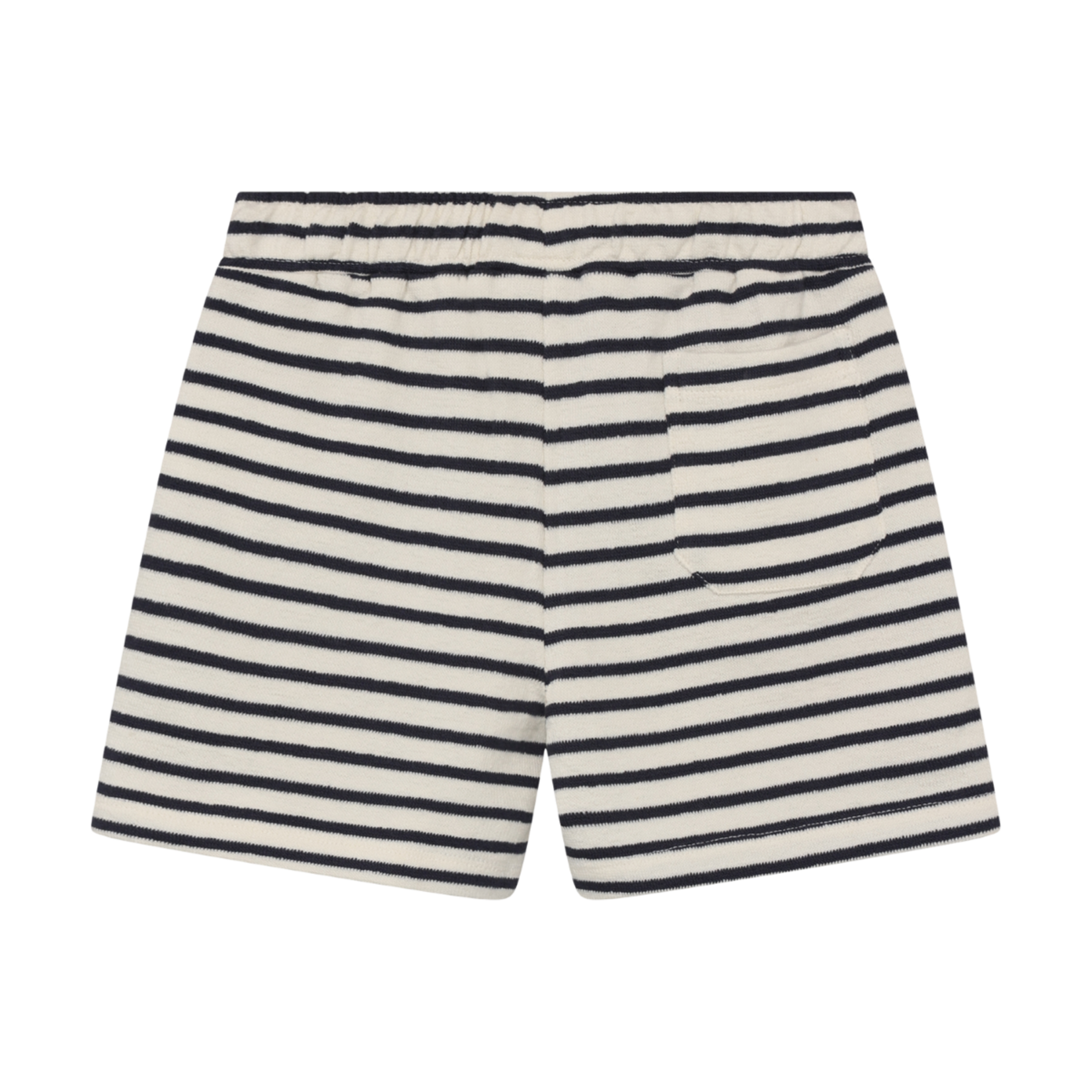 Minymo MINYMO - Short beige ligné bleu 'Vanilla Ice'