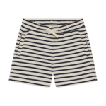 Minymo MINYMO - Short beige ligné bleu 'Vanilla Ice'