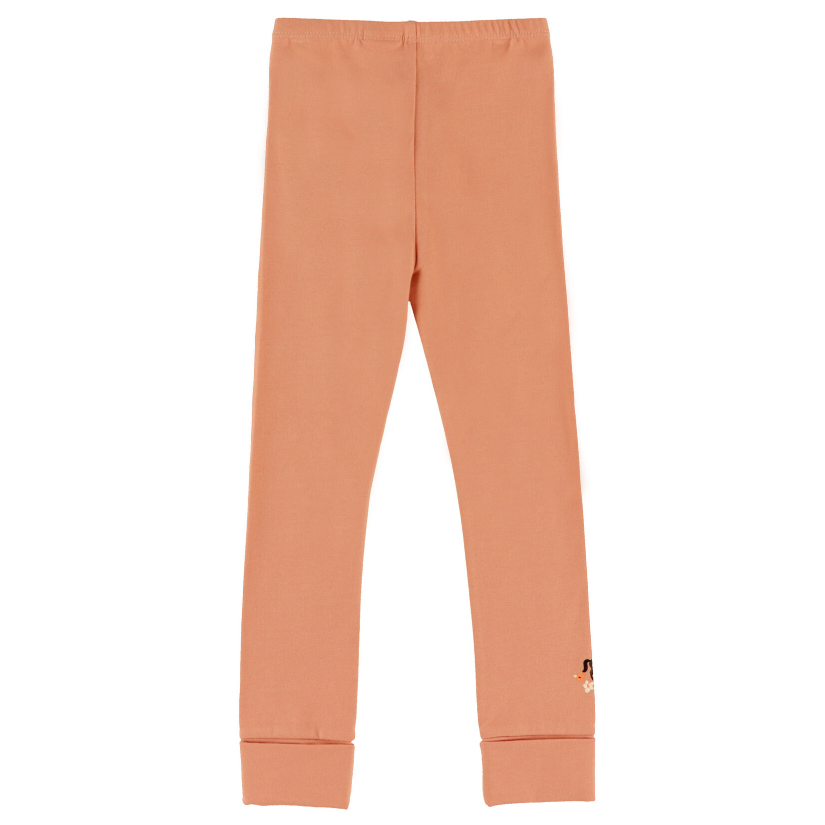Nanö NANÖ - Coral leggings with a horse print at the ankle 'Au Galop!'