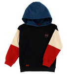 Nanö NANÖ - Hoodie with blue, white and red color blocks 'Esprit sportif'
