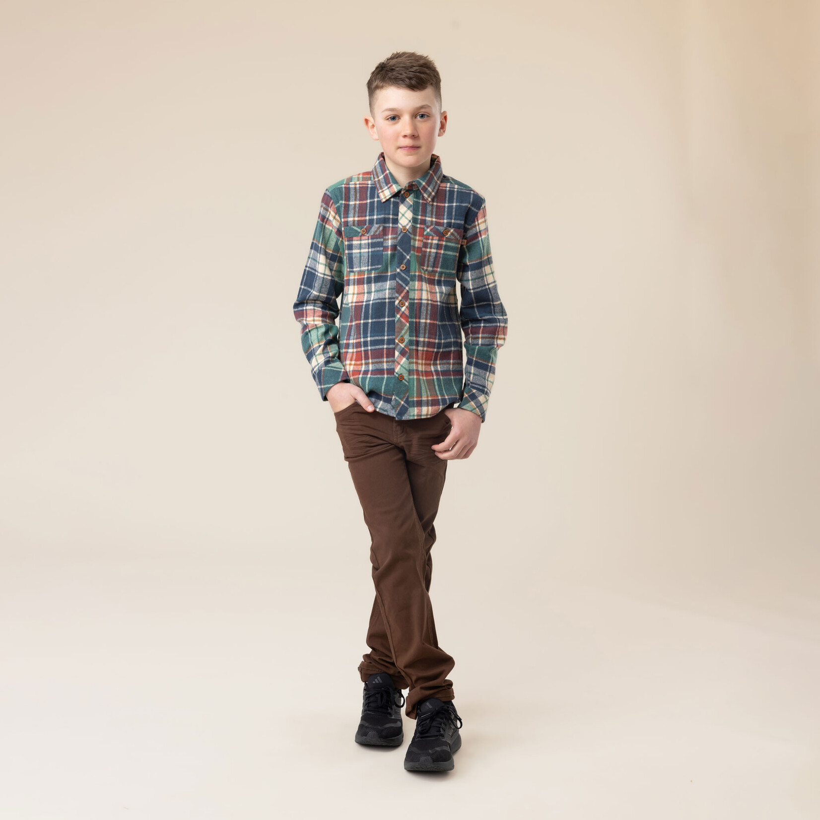 Nanö NANÖ -  Plaid Long-Sleeve Shirt  'Exploration du nord!'