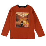 Nanö NANÖ - Long-sleeved T-shirt with nature print  'Exploration du nord!'