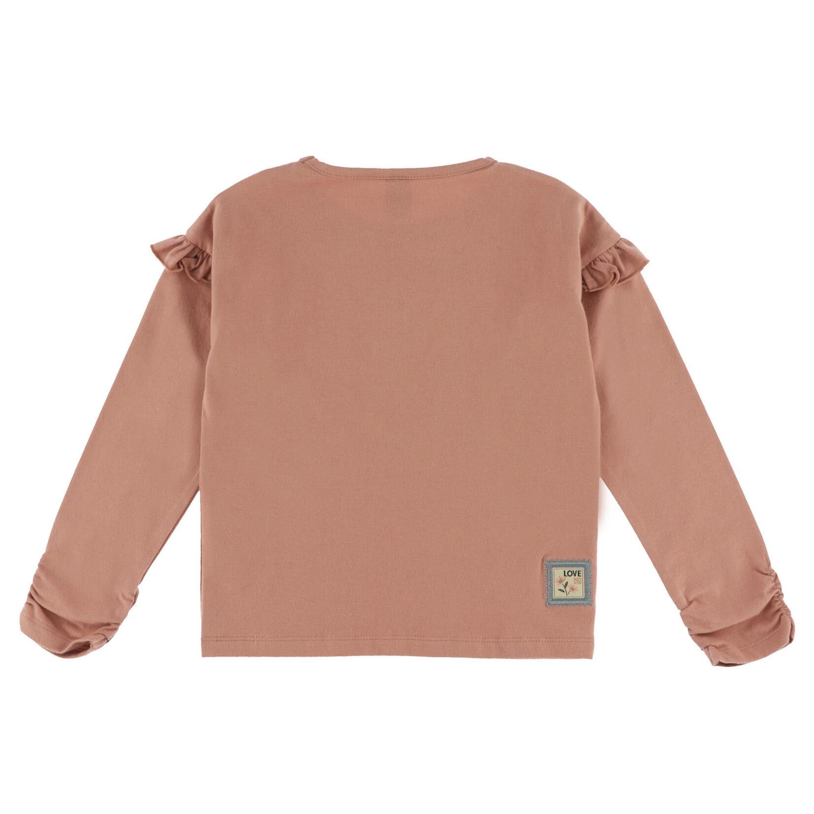 Nanö NANÖ - T-shirt rose à manches longues  avec imprimé de fleurs 'Journée en Fleurs'