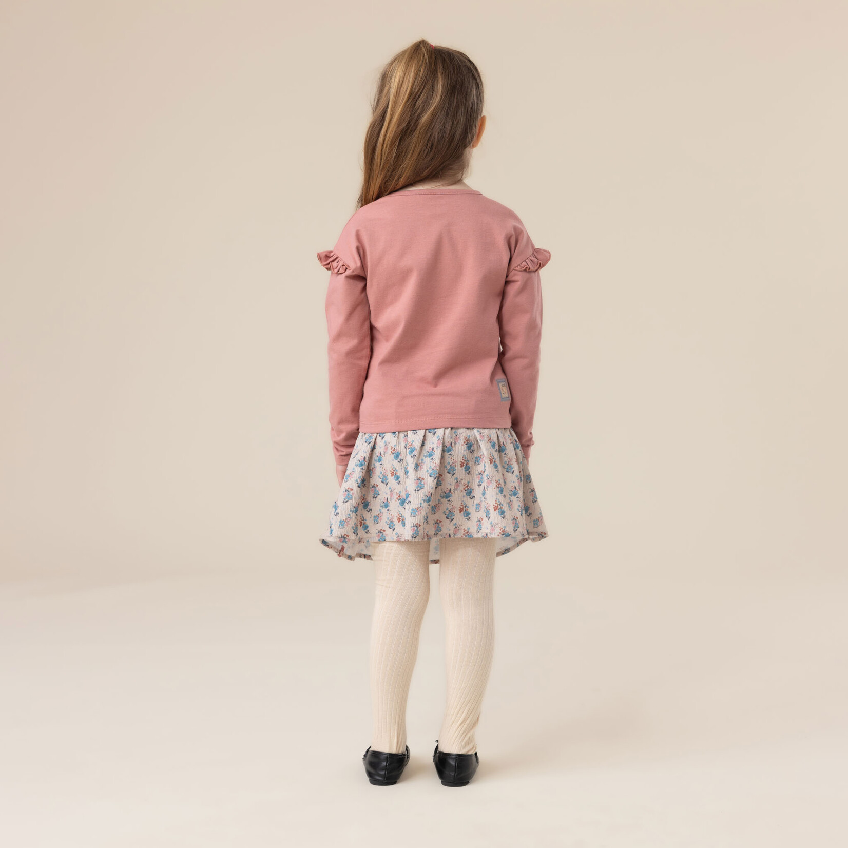 Nanö NANÖ - T-shirt rose à manches longues  avec imprimé de fleurs 'Journée en Fleurs'