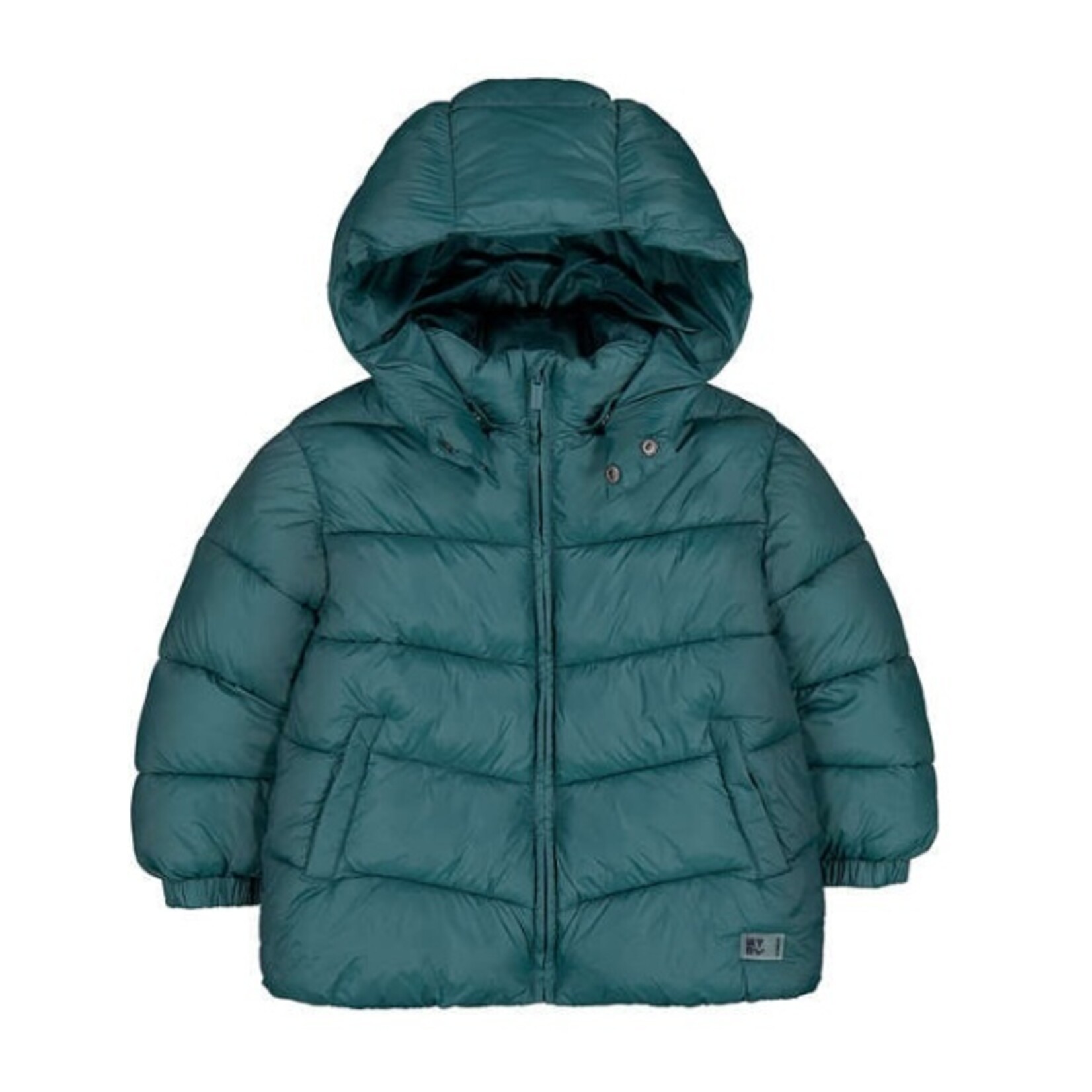 Mayoral MAYORAL - Manteau matelassé mi-saison vert-de-gris ultra léger avec capuche détachable