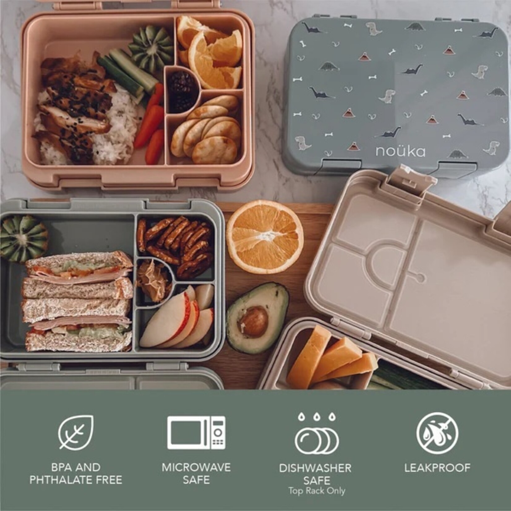 Noüka NOÜKA - Boîte-repas/Bento - Woodland Life