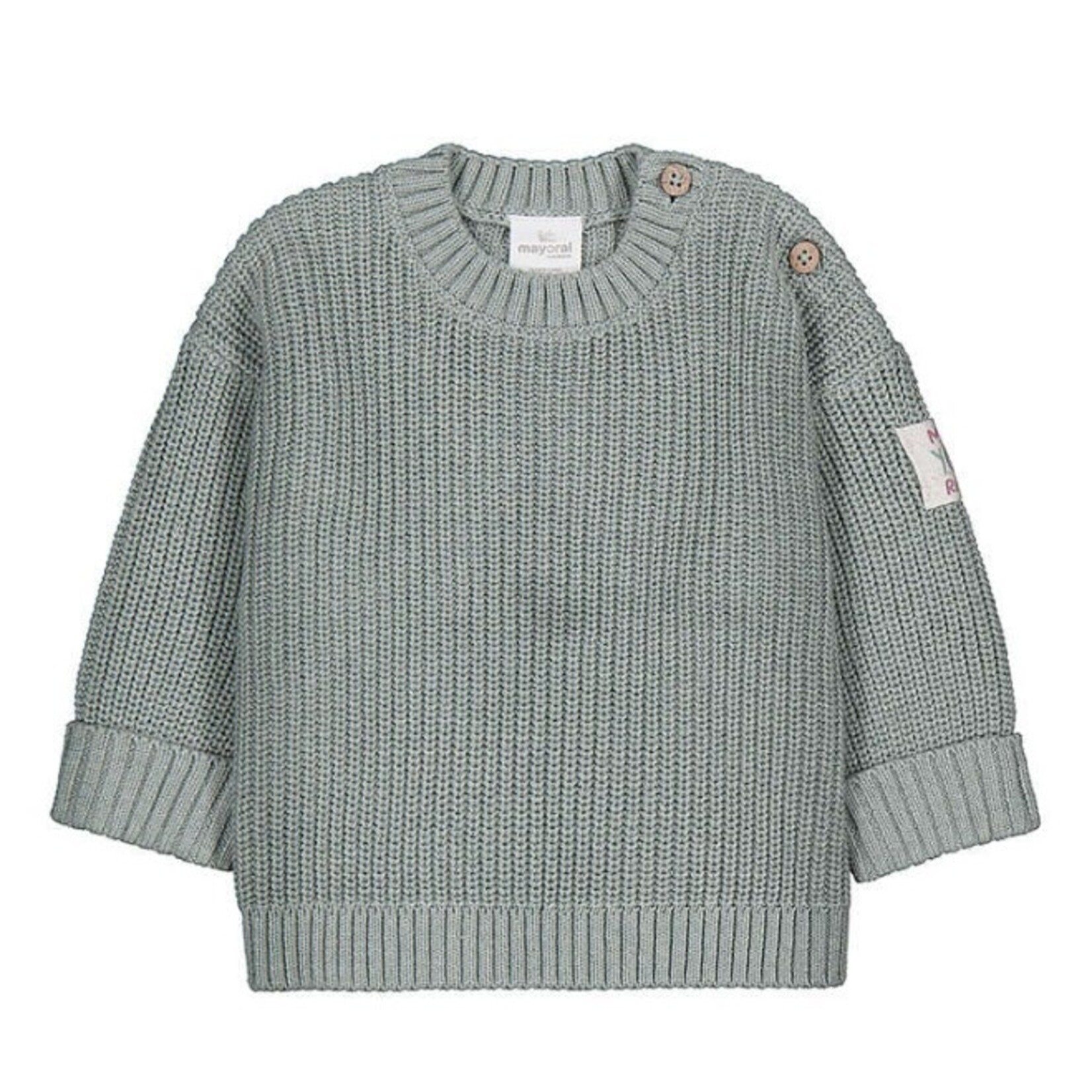 Mayoral MAYORAL - Pale green pullover-style sweater