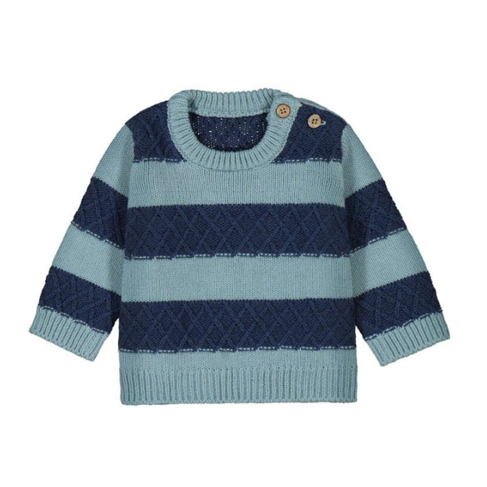 Mayoral MAYORAL - Chandail de style pull avec rayures bleu foncé et pâle
