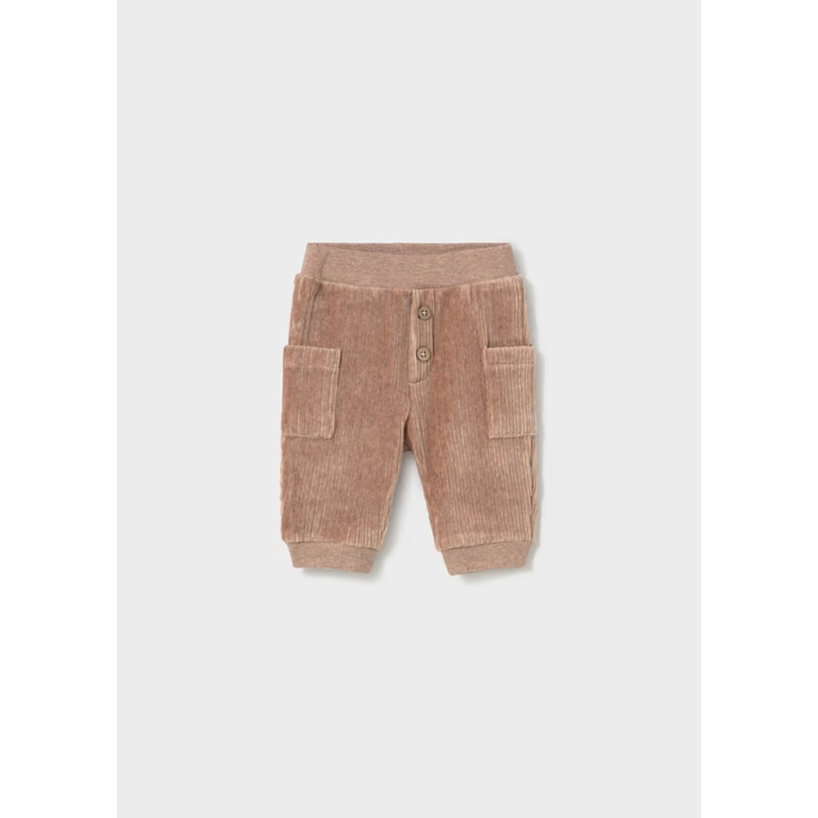 Mayoral MAYORAL - Pantalon en velours côtelé brun foncé