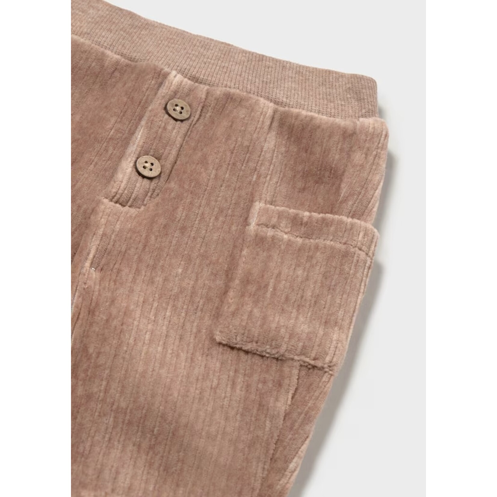 Mayoral MAYORAL - Pantalon en velours côtelé brun foncé