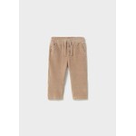 Mayoral MAYORAL - Light brown corduroy trousers with a drawstring waist