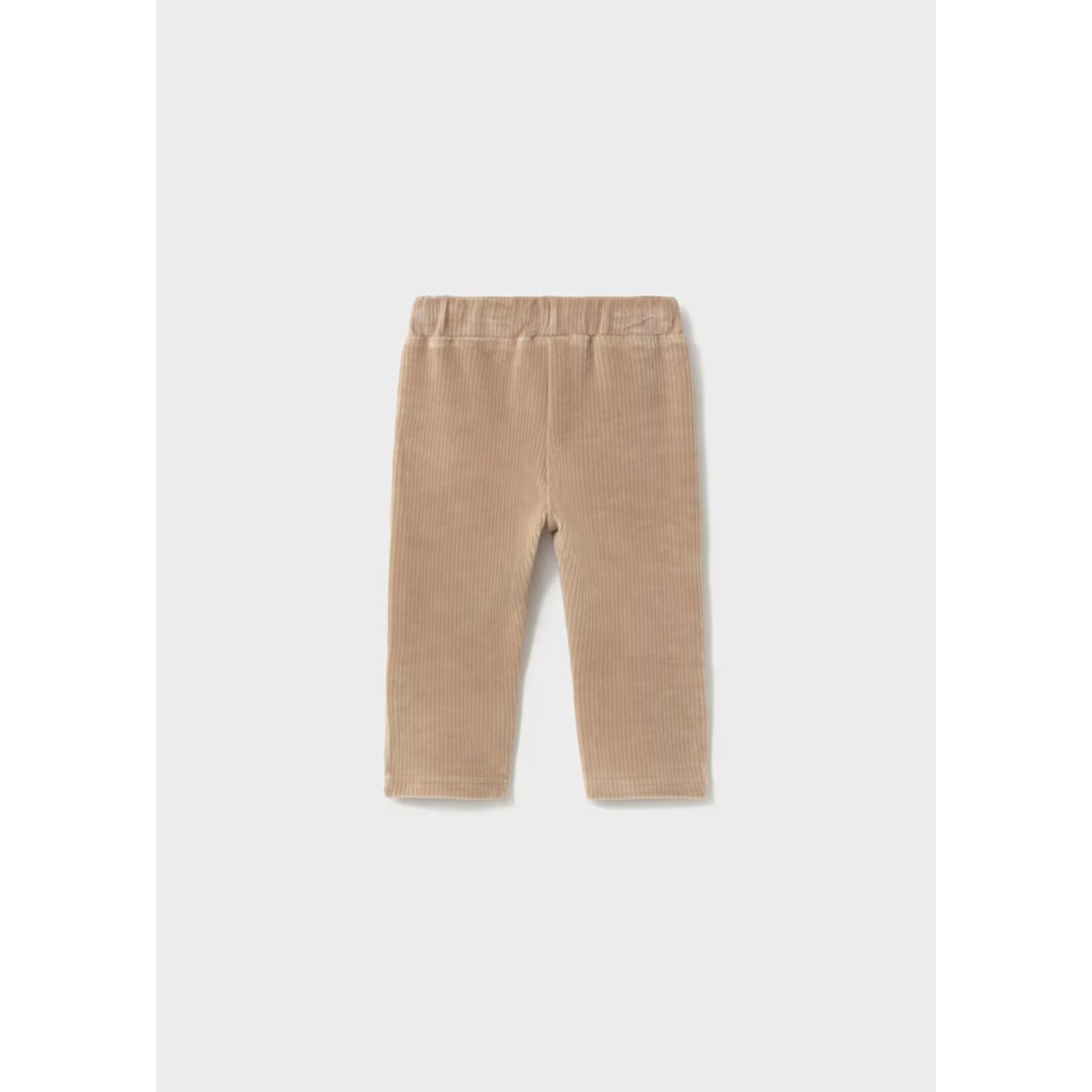 Mayoral MAYORAL - Light brown corduroy trousers with a drawstring waist