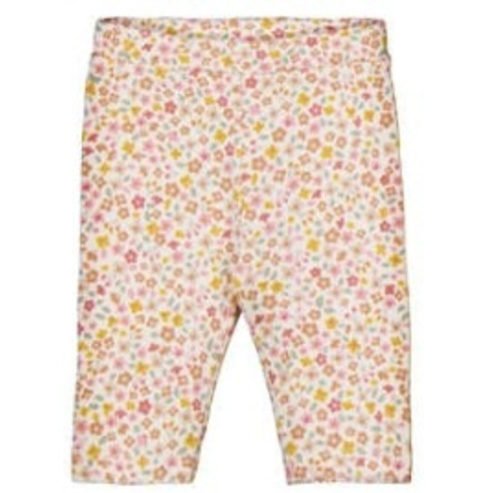 Mayoral MAYORAL - 2-piece set: Beige sweater and trousers with a small, colorful floral print.