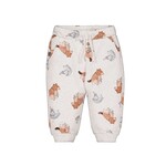 Mayoral MAYORAL - Beige heathered lined joggers with a musical animal print