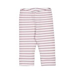 Mayoral MAYORAL - Legging légèrement doublé blanc ligné rose terracotta