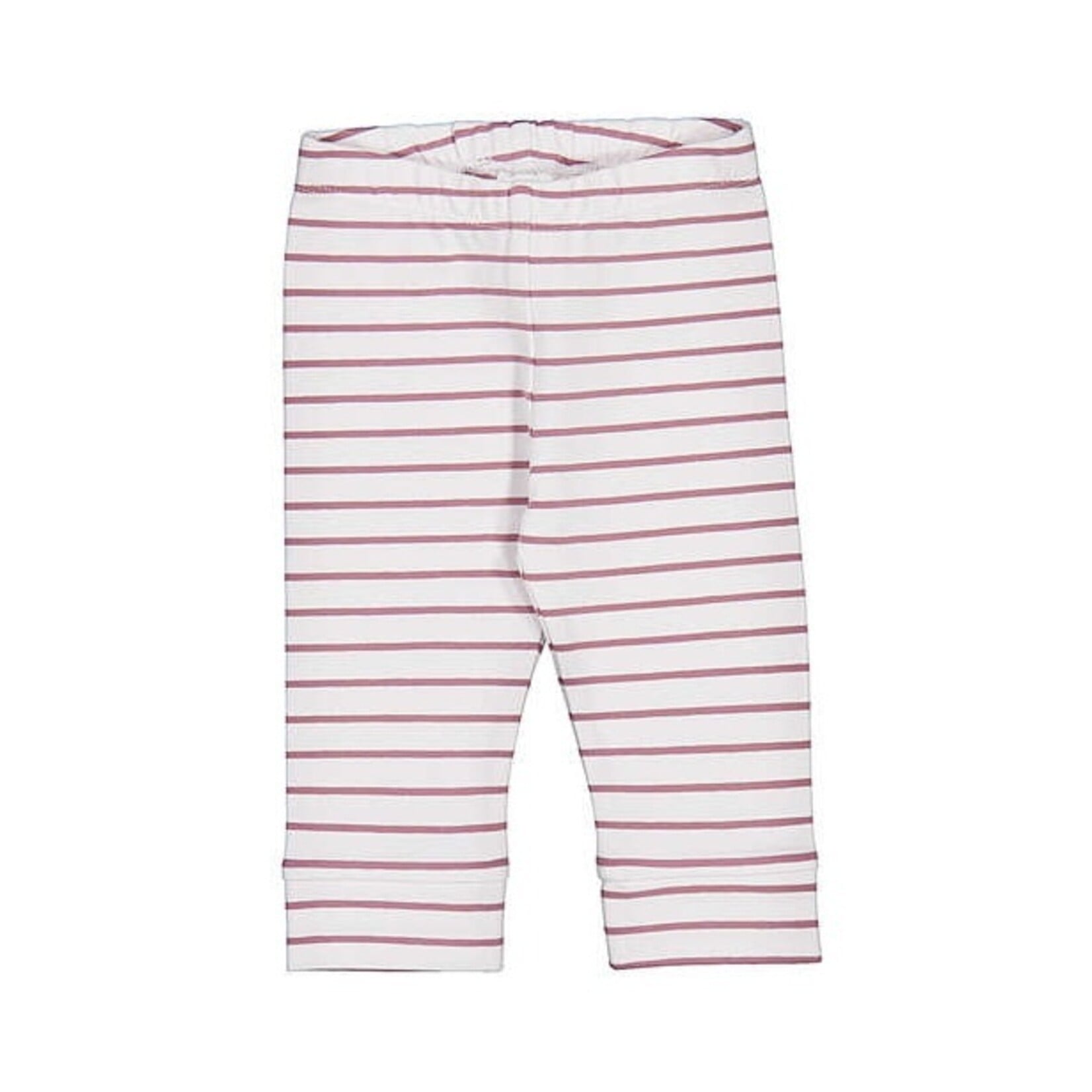 Mayoral MAYORAL - Legging légèrement doublé blanc ligné rose terracotta