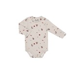 Coccoli COCCOLI - Cache-couche à manches longues en modal gris avec motif d'écureuils