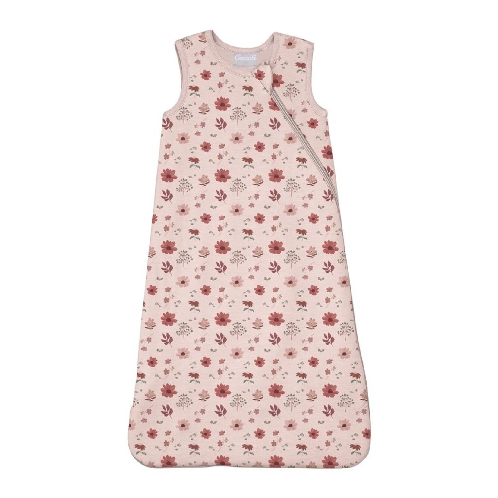 Coccoli COCCOLI - Gigoteuse/sac de nuit rose avec motif de fleurs rose - 1.5 TOGS