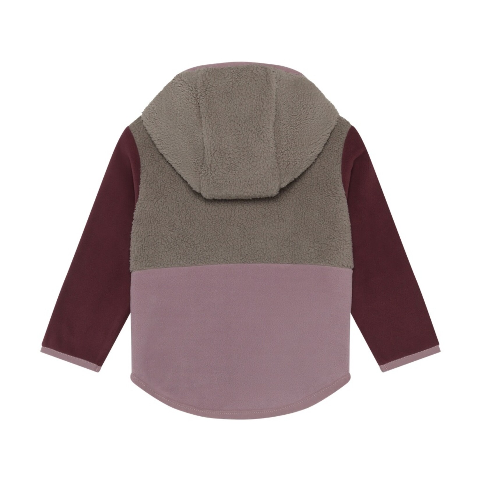Color Kids COLOR KIDS -  Purple and grey fleece jacket for babies 'Toadstool'