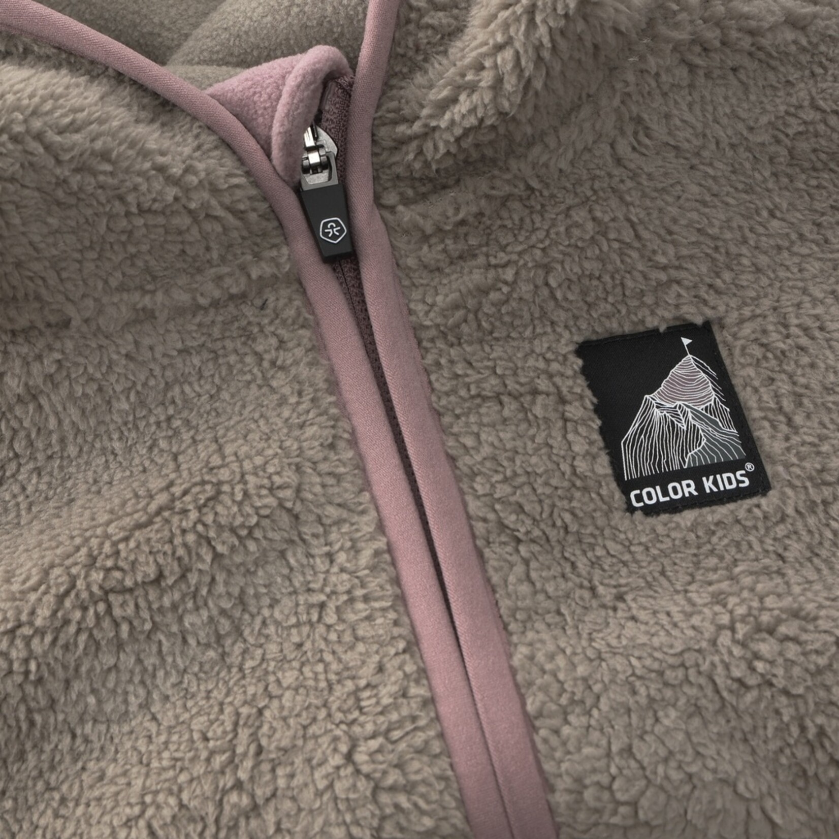 Color Kids COLOR KIDS - Veste polaire mauve et grise pour bébé  'Toadstool'