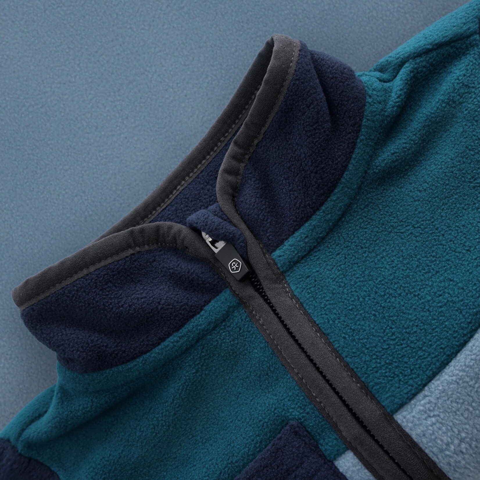Color Kids COLOR KIDS - Veste polaire bleue et marine pour bébé 'Winward blue'