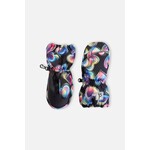 Deux par Deux DEUX PAR DEUX -  'PLAY' Winter Mittens – Black with heart print