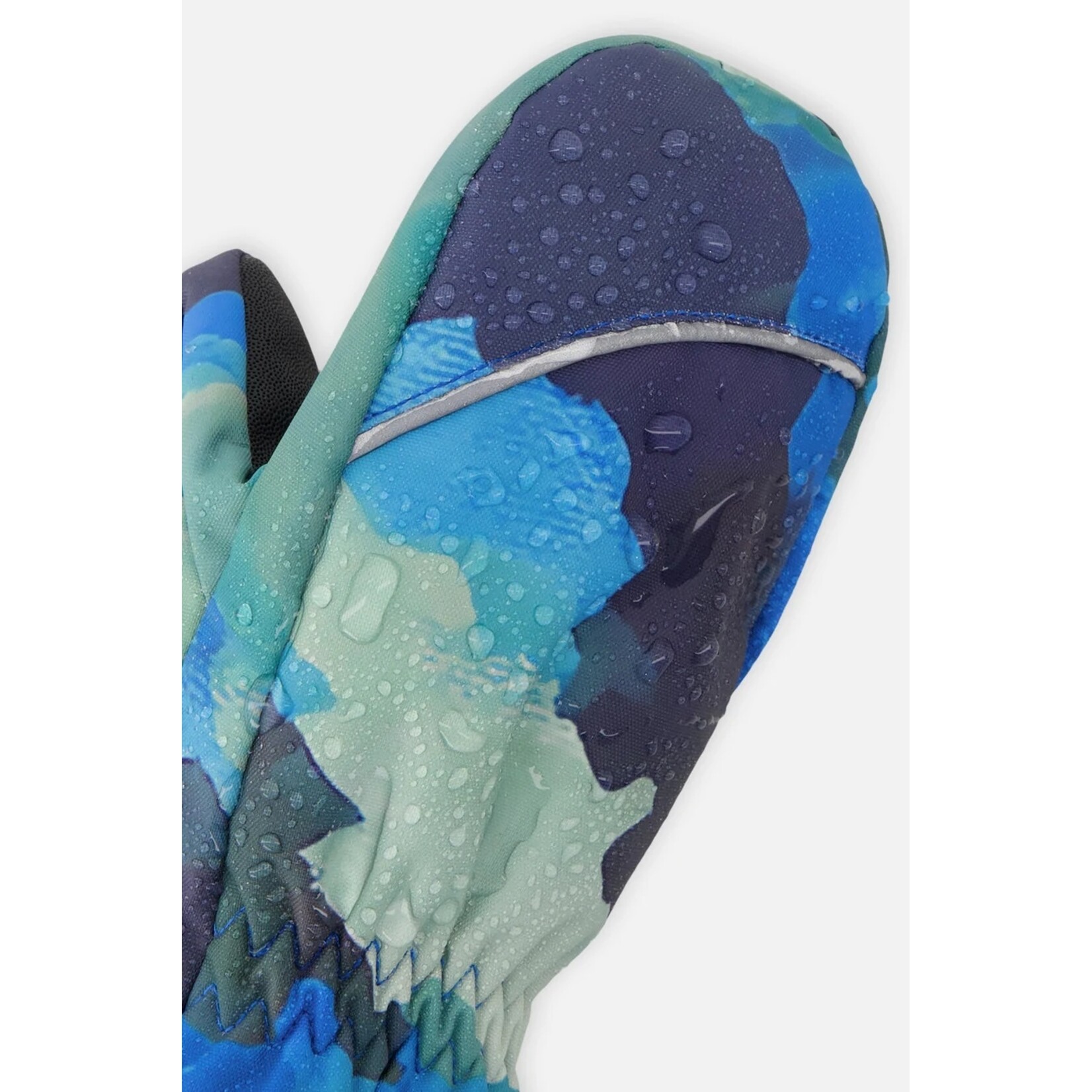 Deux par Deux DEUX PAR DEUX - 'PLAY' Winter Mittens - Blue Camouflage