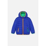 Deux par Deux DEUX PAR DEUX - 'Surf the Web' royal blue quilted mid-season coat