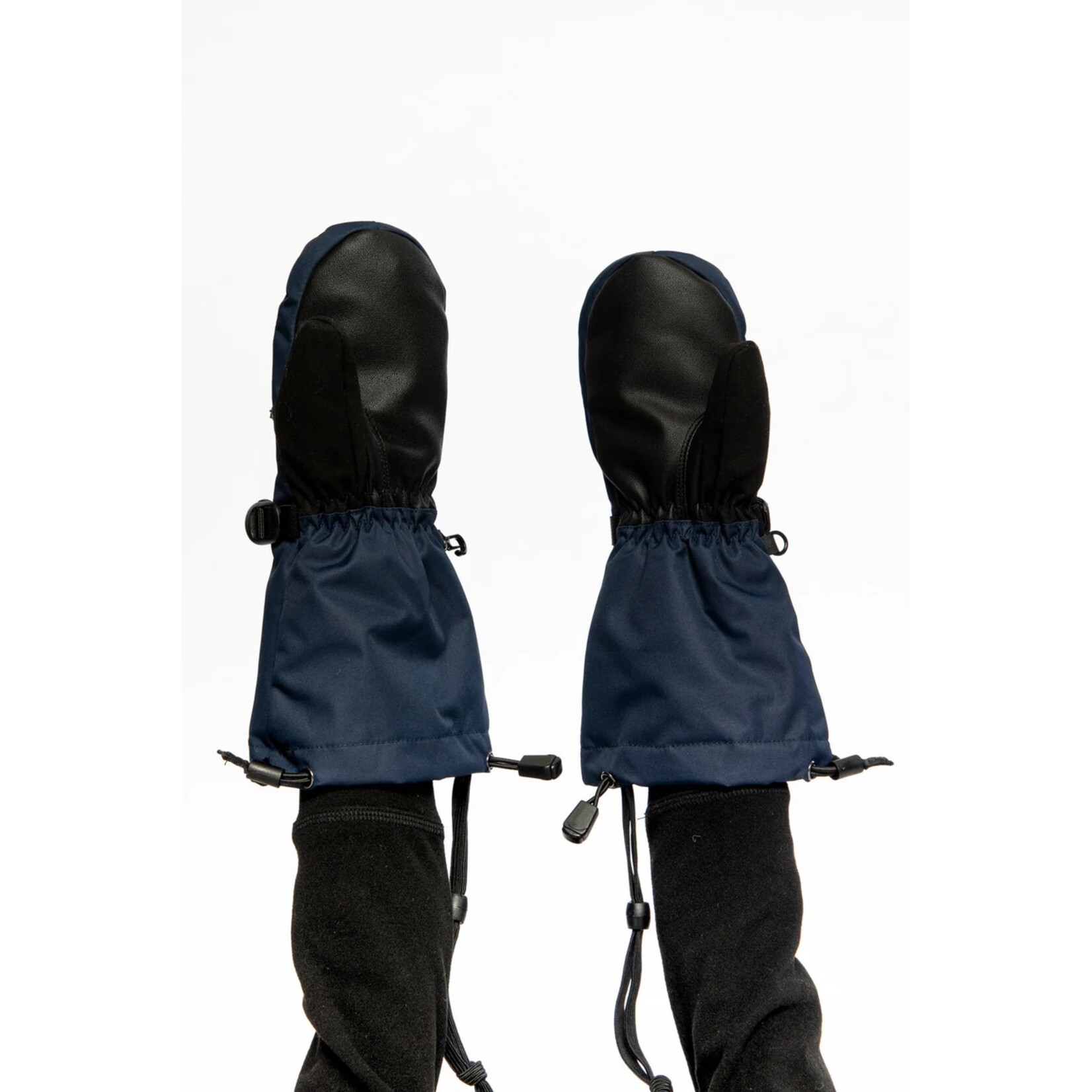 Deux par Deux DEUX PAR DEUX - 'TEKNIK' Winter Mittens - Navy Blue