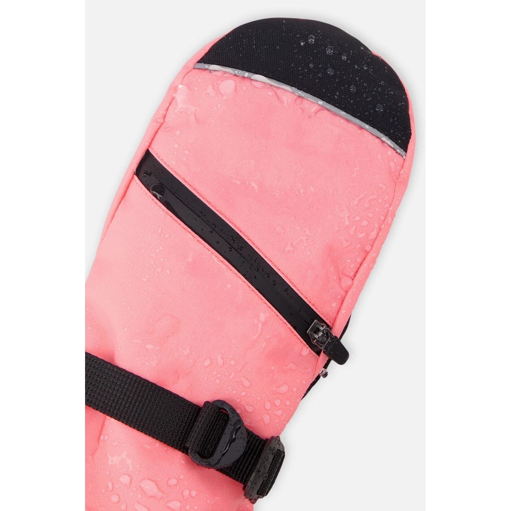 Deux par Deux DEUX PAR DEUX - 'TEKNIK' Winter Mittens - Neon Coral