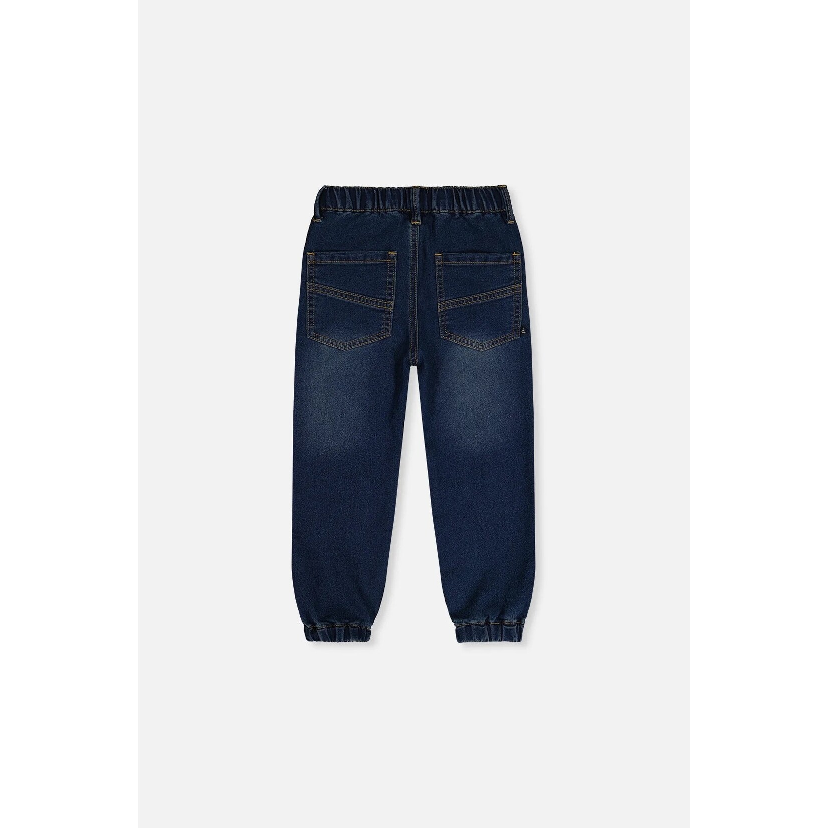 Deux par Deux DEUX PAR DEUX - Navy blue denim-style fleece jogging pants 'Boys Must-Haves'