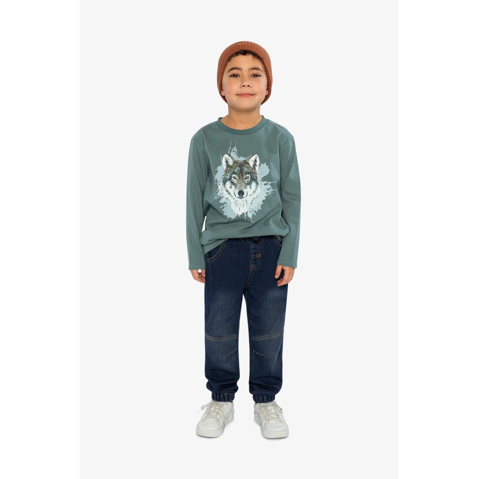 Deux par Deux DEUX PAR DEUX - Pantalon de jogging en molleton style denim bleu marine 'Les essentiels garçons'