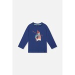 Deux par Deux DEUX PAR DEUX - T-shirt bleu à manches longues avec graphique de pingouin 'Copains nordiques'