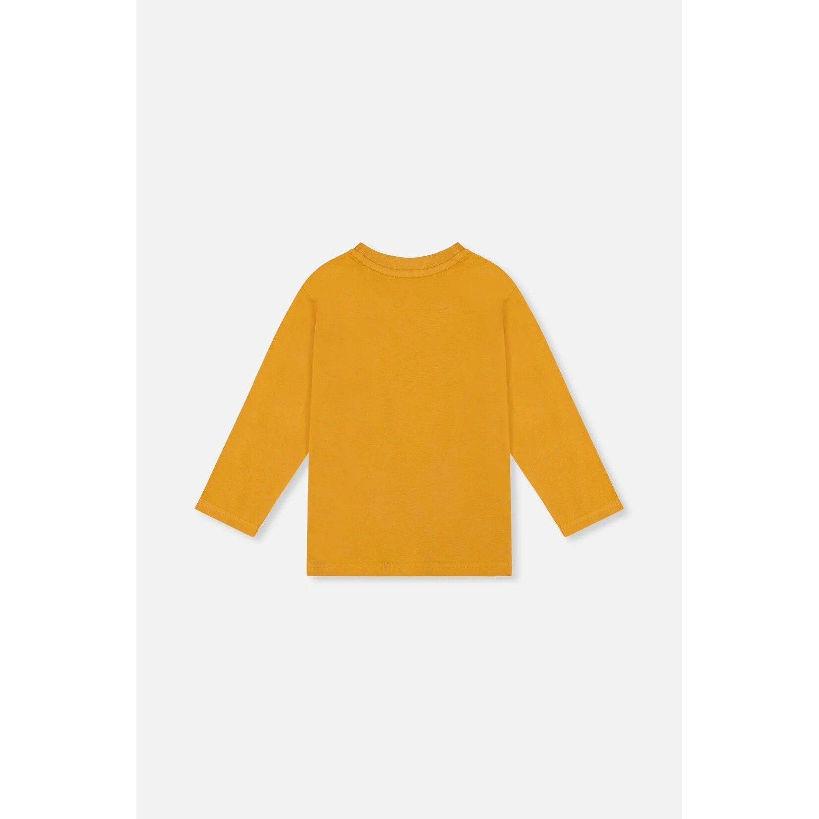 Deux par Deux DEUX PAR DEUX - T-shirt jaune moutarde à manches longues avec appliqué dino
