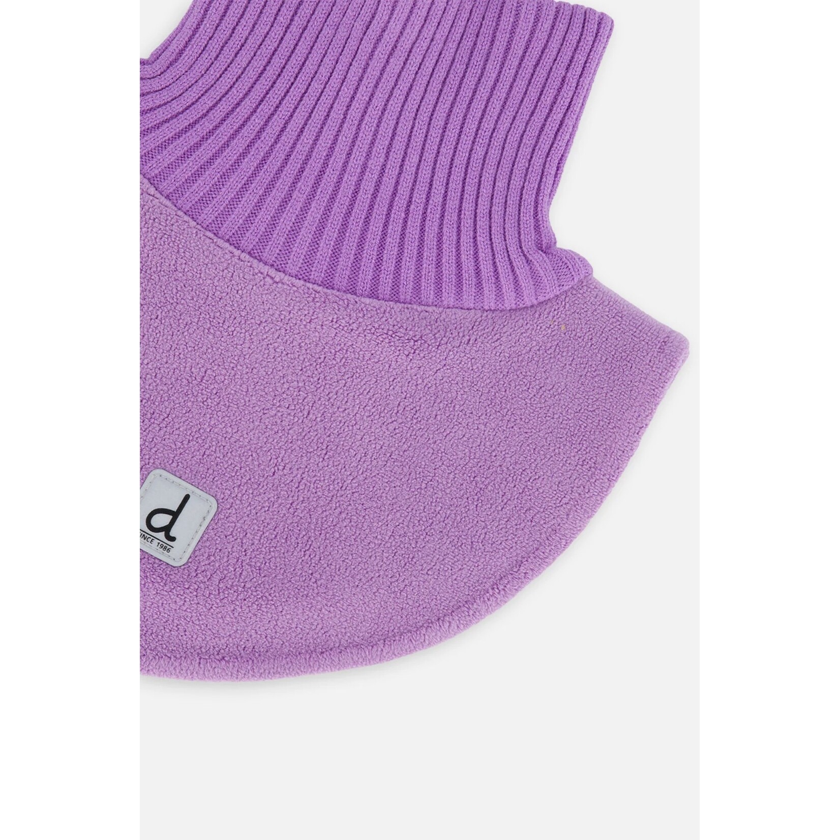 Deux par Deux DEUX PAR DEUX - Cache-cou avec plastron en polaire et tricot - Violet
