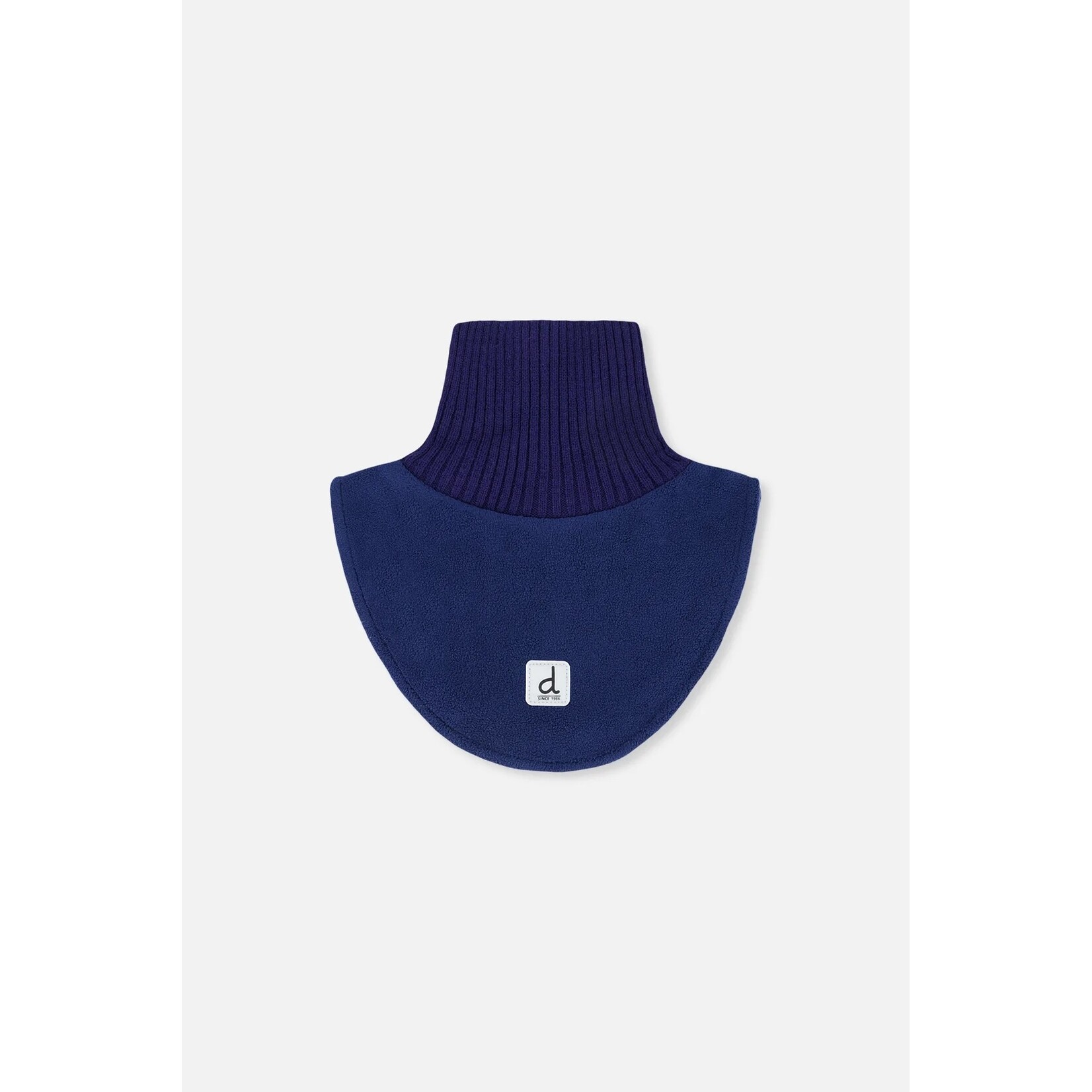 Deux par Deux DEUX PAR DEUX - Cache-cou avec plastron en polaire et tricot - Bleu marine