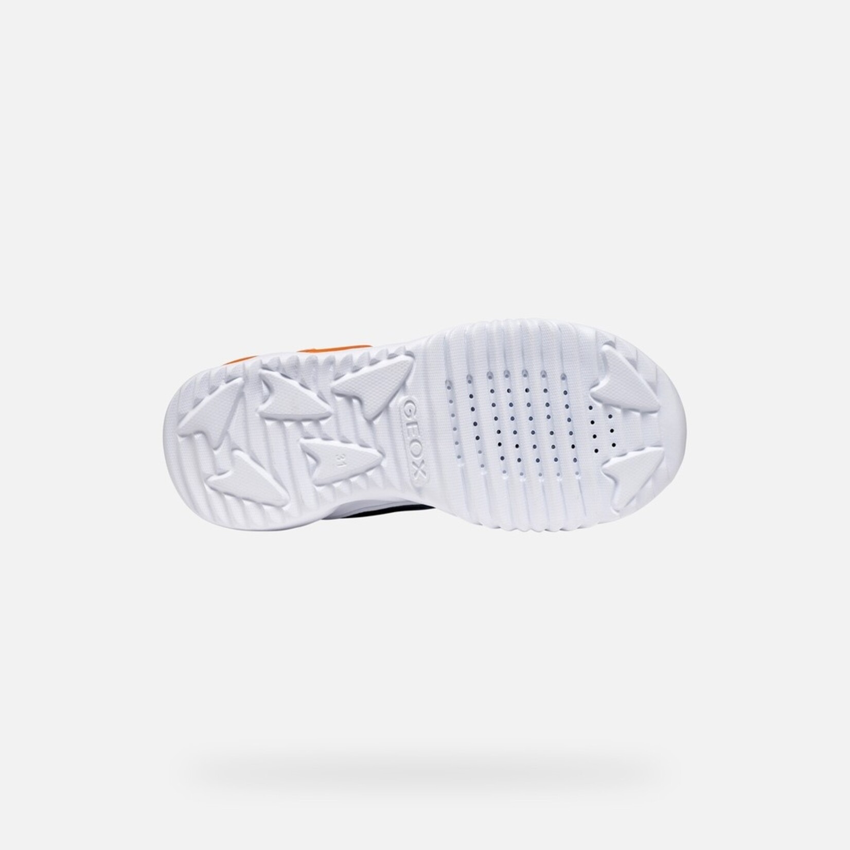 Geox GEOX - Chaussures de sport avec lumières 'J. Assister - Black/Orange'