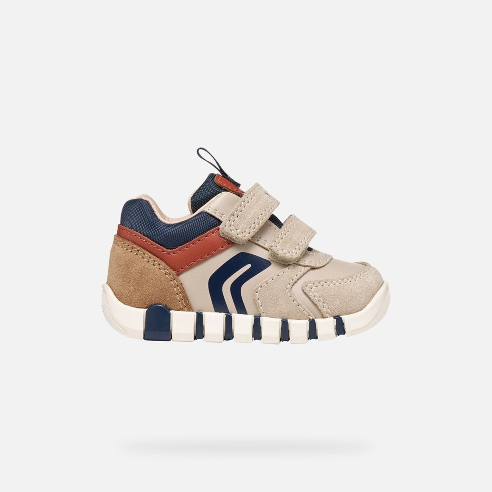 Geox GEOX - First-step sports shoes 'B. Iupidoo - Light Taupe/Orange'