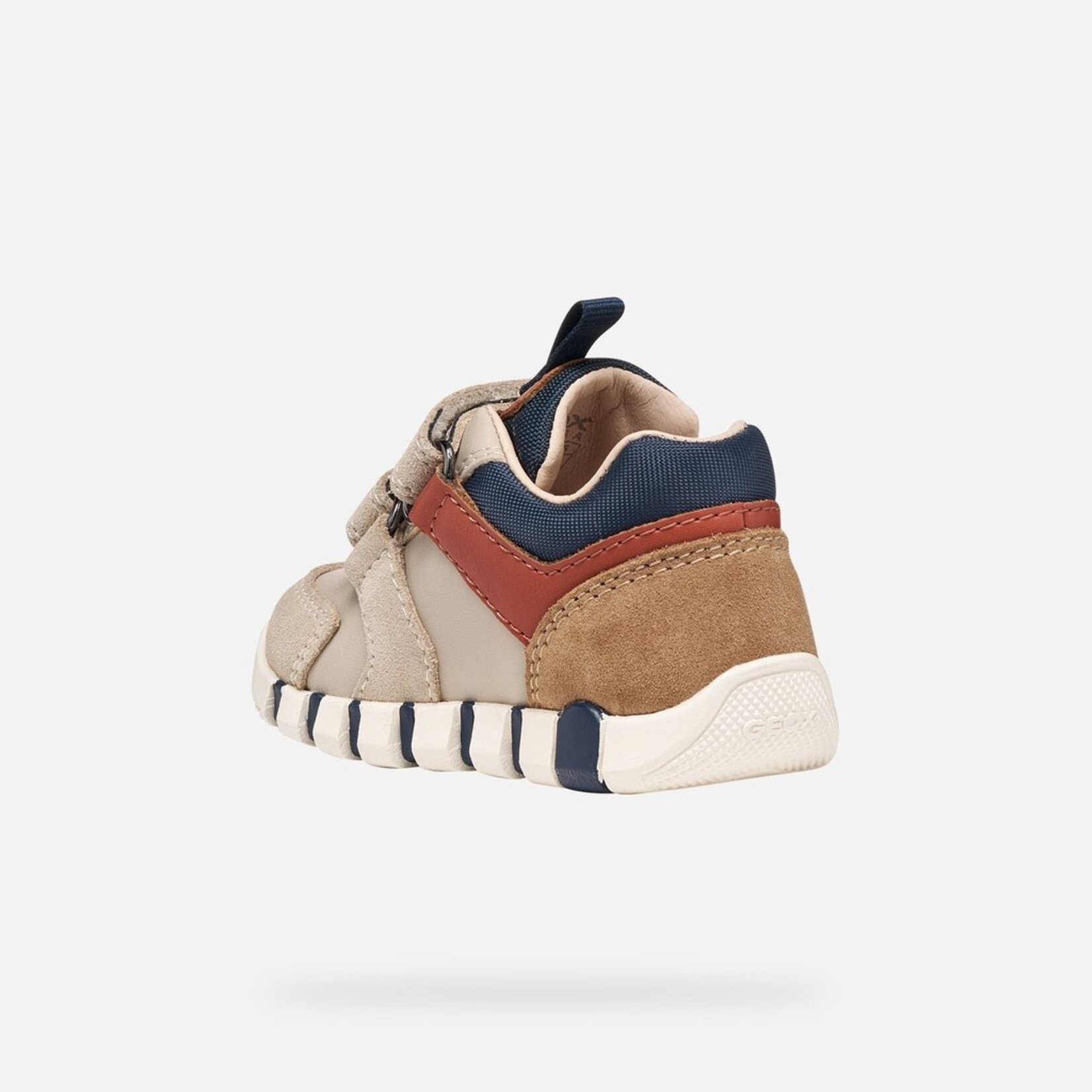Geox GEOX - First-step sports shoes 'B. Iupidoo - Light Taupe/Orange'