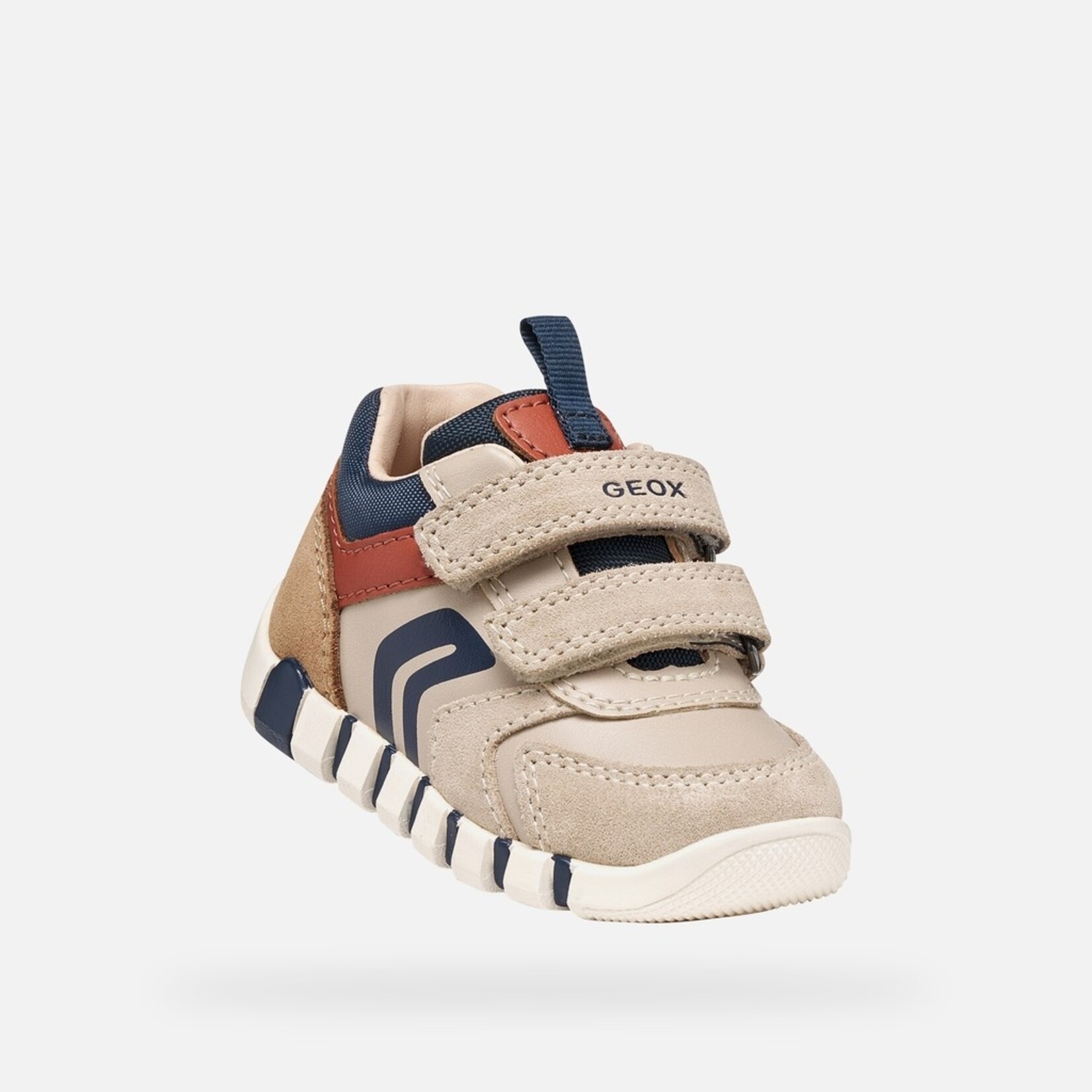 Geox GEOX - First-step sports shoes 'B. Iupidoo - Light Taupe/Orange'