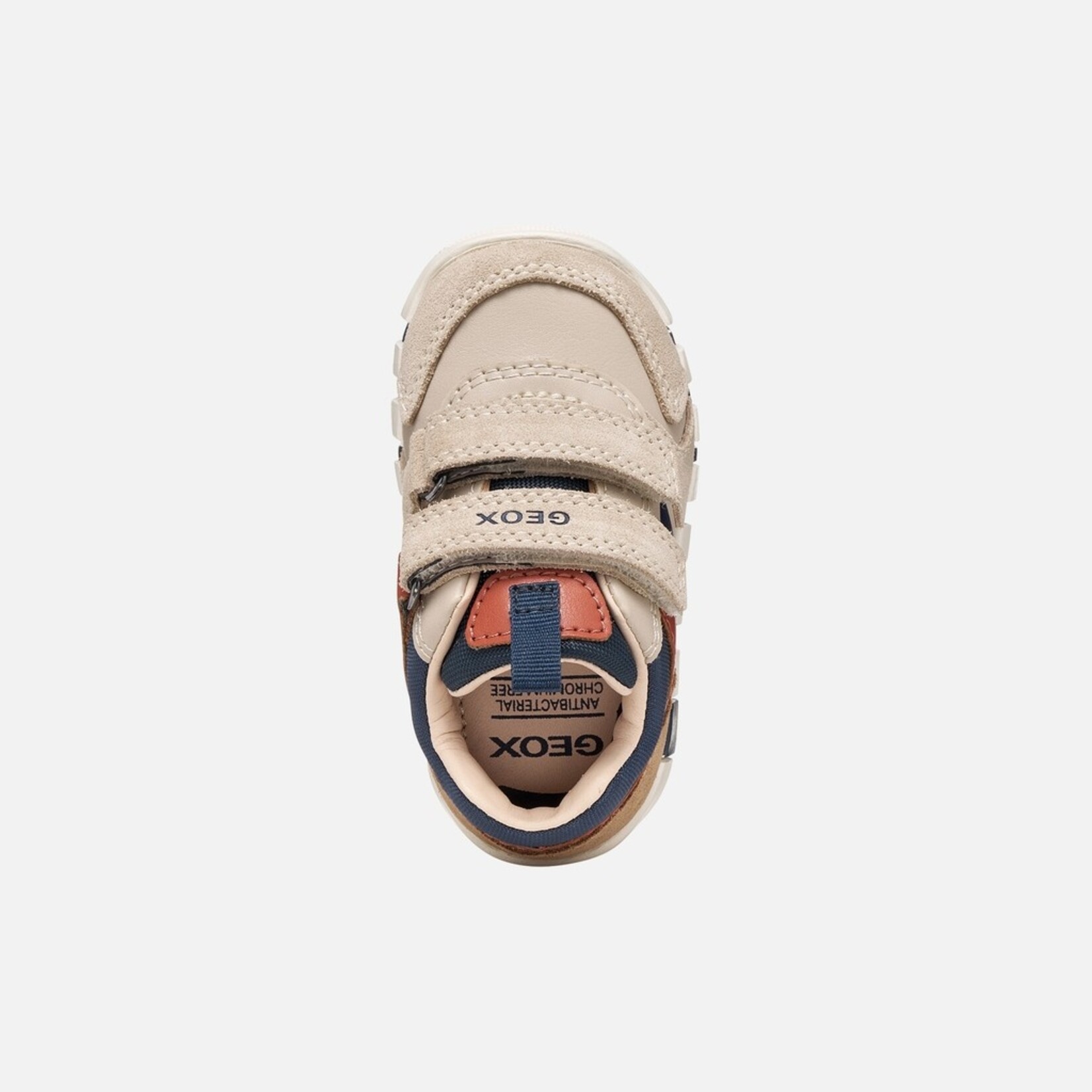 Geox GEOX - Chaussures de sport premiers pas 'B. Iupidoo - Light Taupe/Orange'