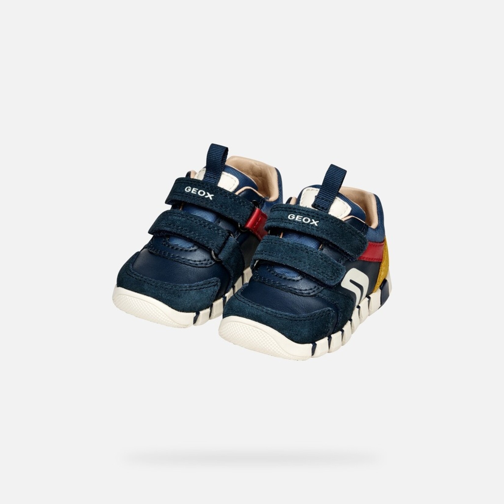 Geox GEOX - Chaussures de sport premiers pas 'B. Iupidoo - Navy/Dark Red'