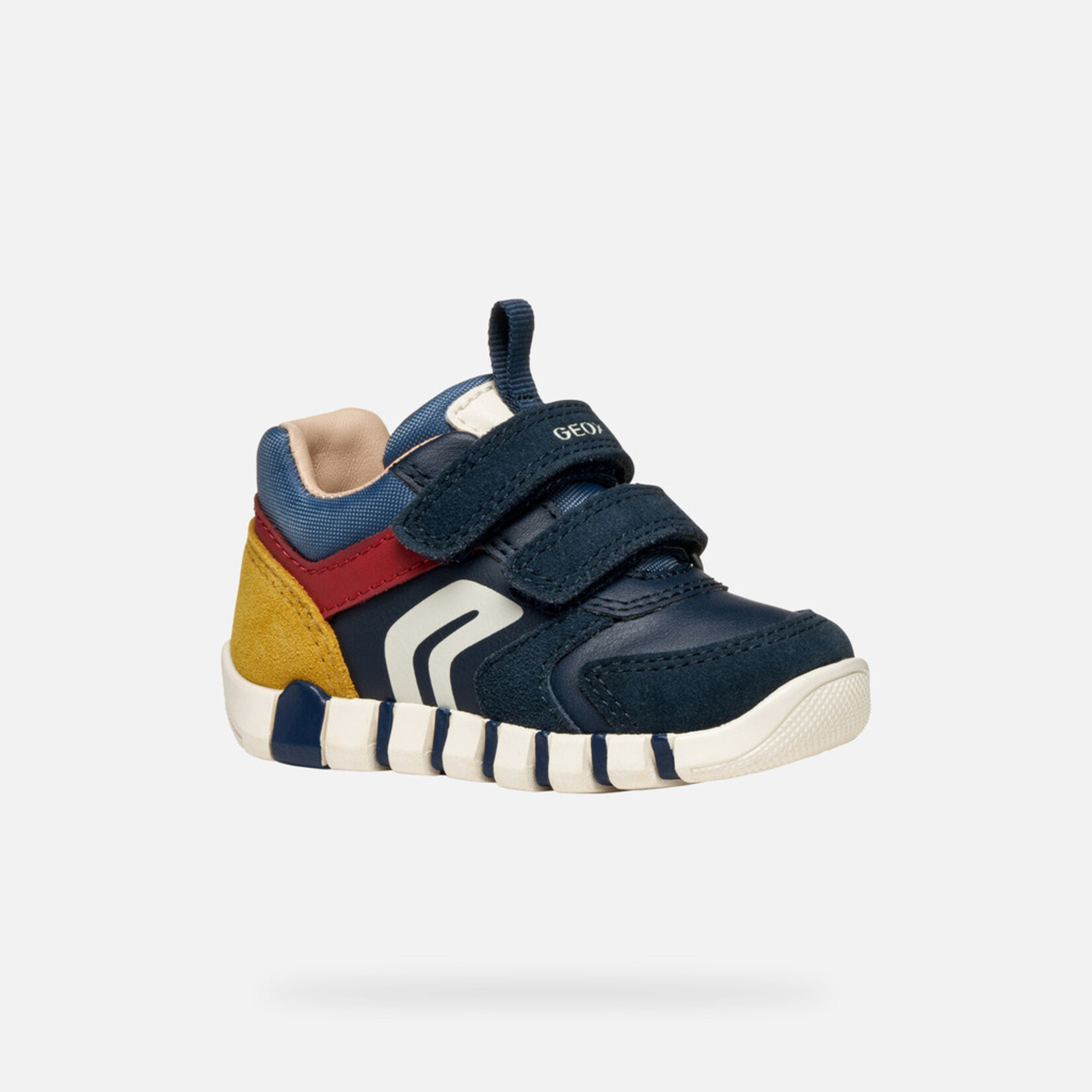 Geox GEOX - Chaussures de sport premiers pas 'B. Iupidoo - Navy/Dark Red'