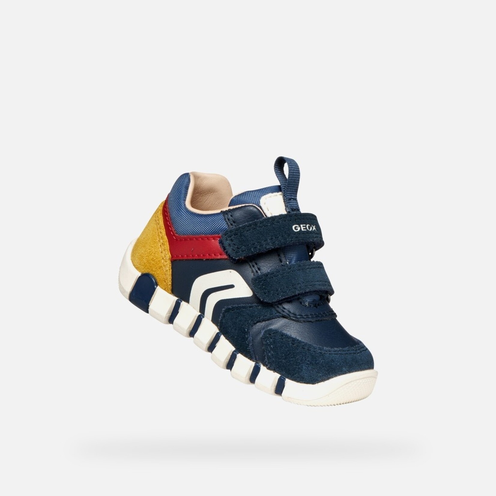 Geox GEOX - Chaussures de sport premiers pas 'B. Iupidoo - Navy/Dark Red'