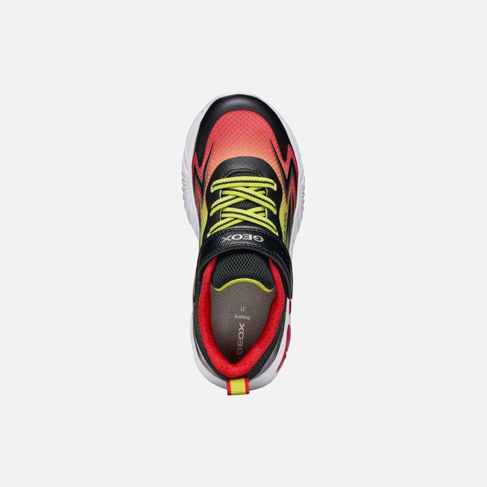 Geox GEOX - Sports shoes with lights 'J. Assister - Black/Red'