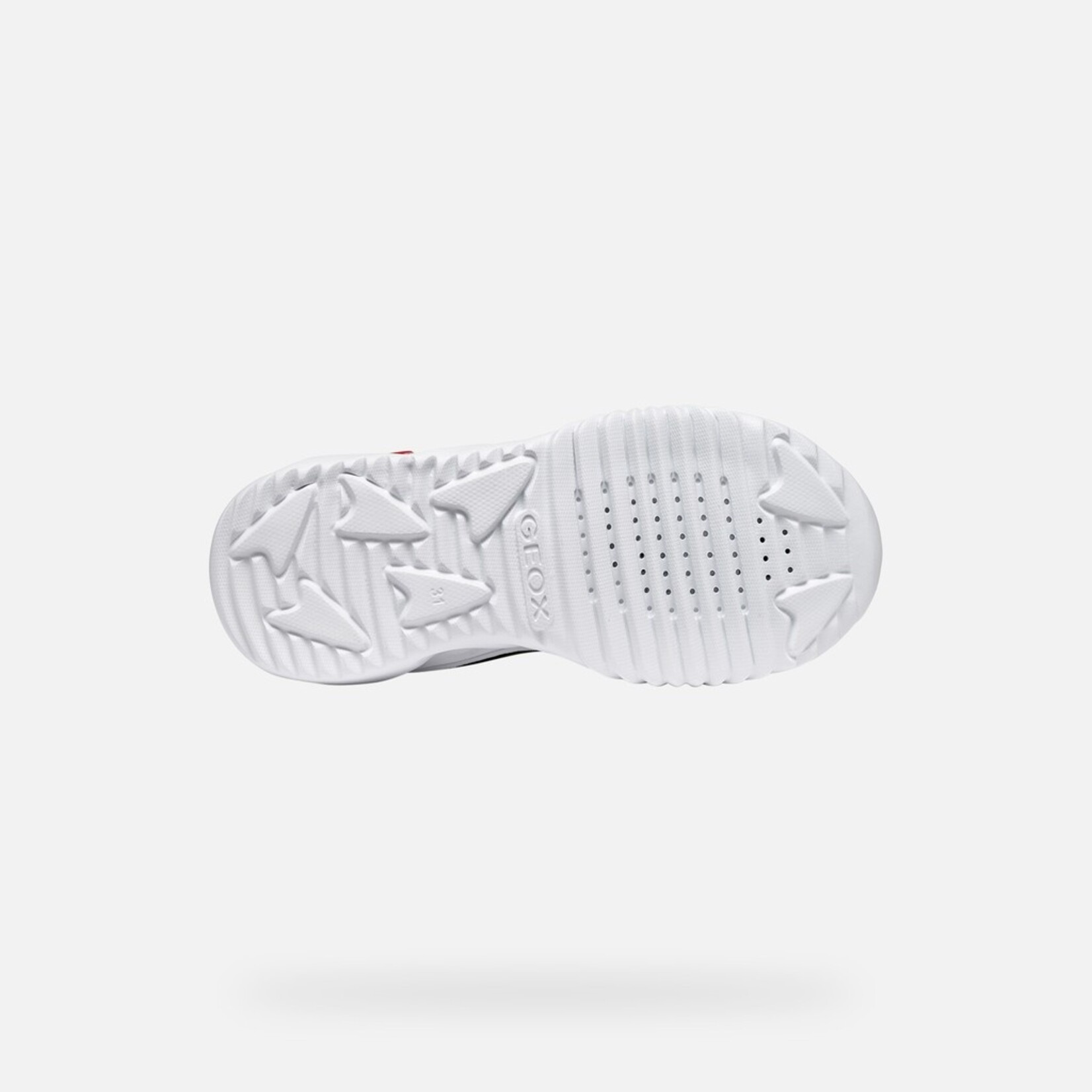 Geox GEOX - Chaussures de sport avec lumières 'J. Assister - Black/Red'