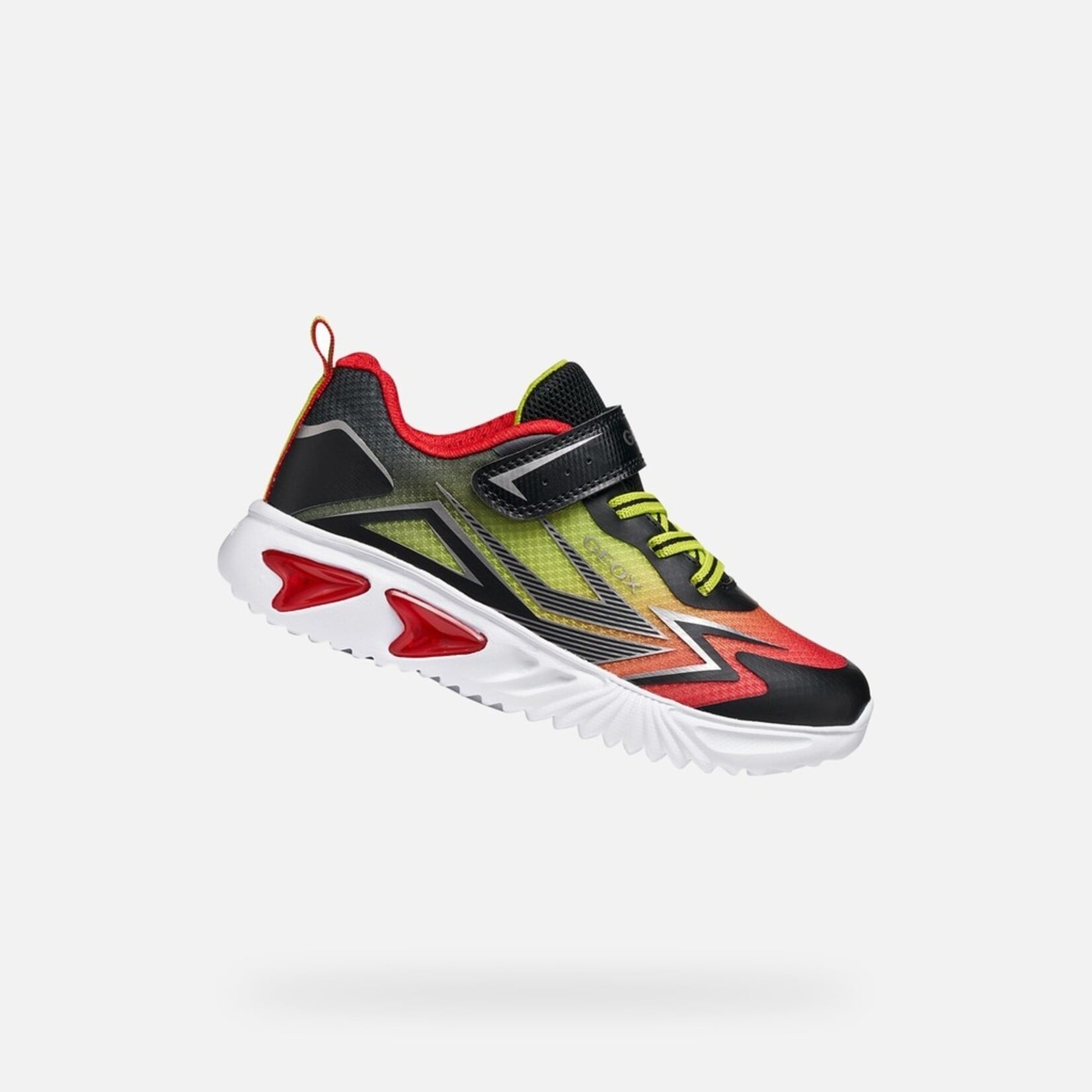 Geox GEOX - Sports shoes with lights 'J. Assister - Black/Red'