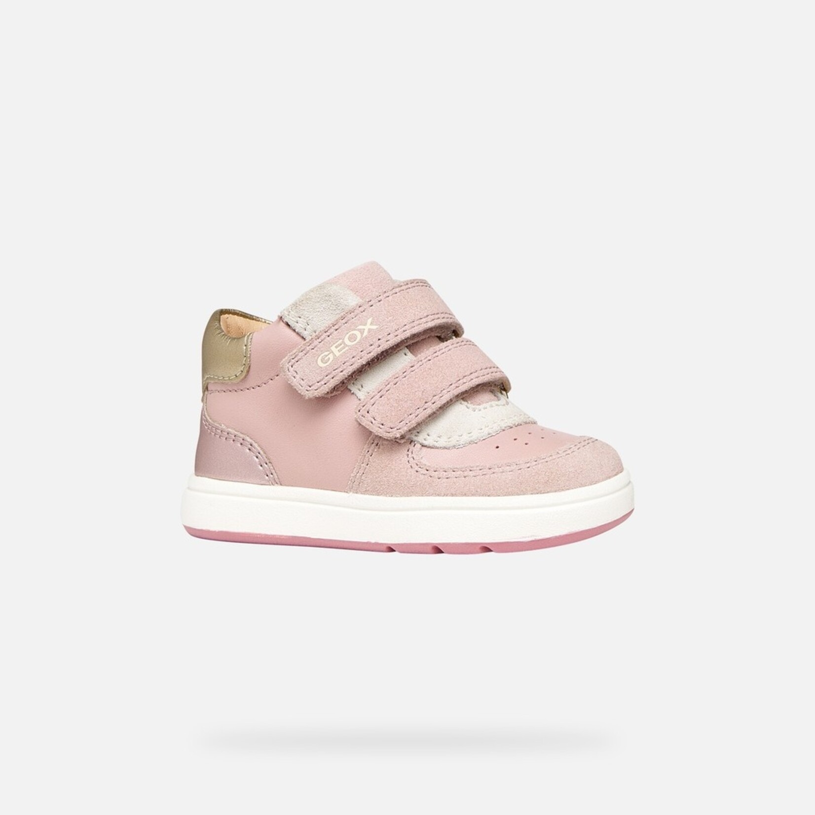 Geox GEOX - Chaussures à velcro 'B Biglia - Rose/Light gold'