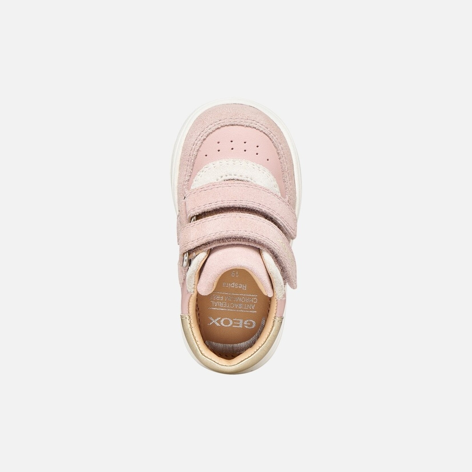 Geox GEOX - Chaussures à velcro 'B Biglia - Rose/Light gold'